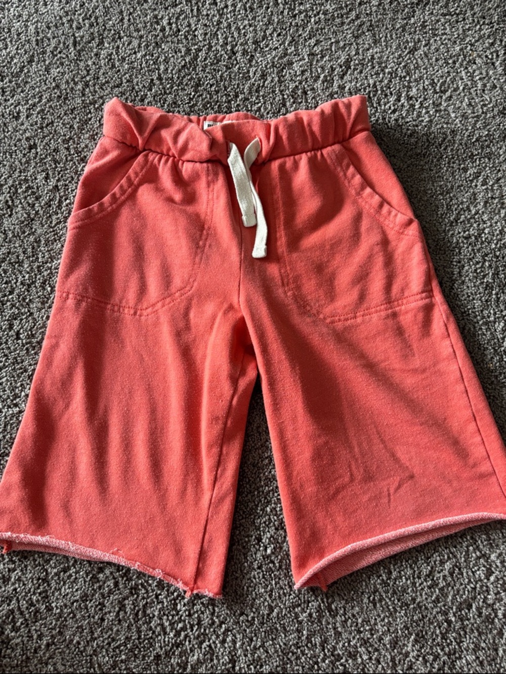 Ruum Coral Pink Kids Pull-On Shorts